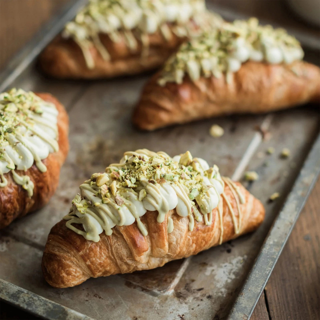 Baking Kit-CROS1 - Make Your Own Pistachio Croissant Kit-Honeywell Bakes