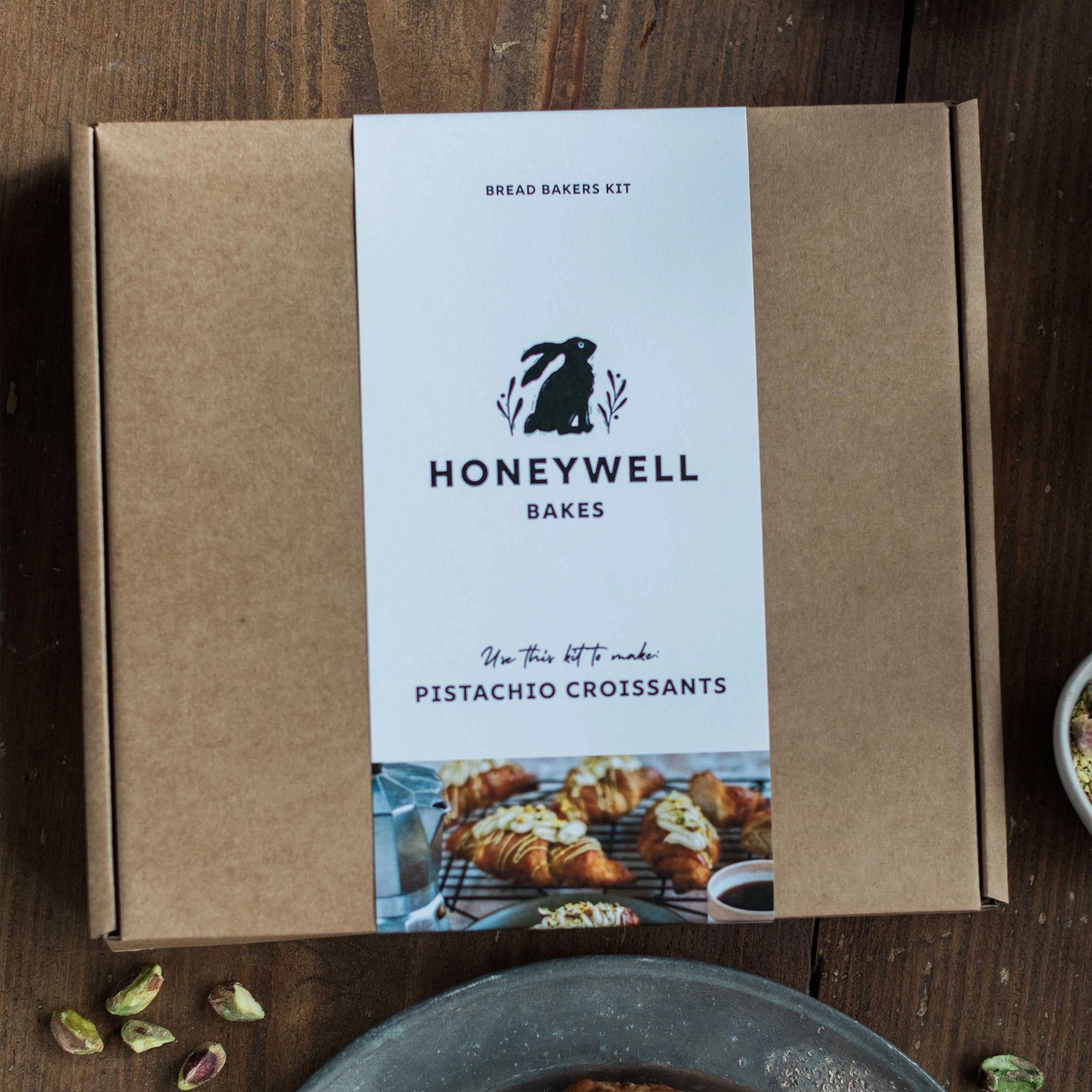 Baking Kit-CROS1 - Make Your Own Pistachio Croissant Kit-Honeywell Bakes