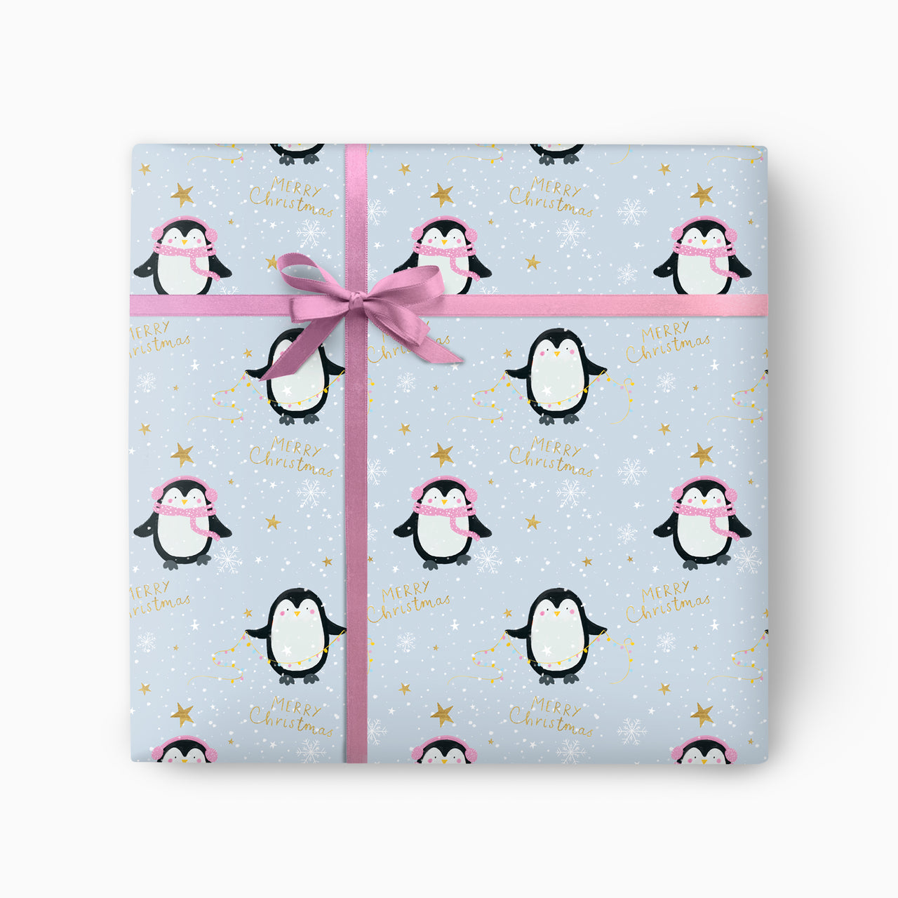 CWP018 - Penguins Christmas Wrapping Paper