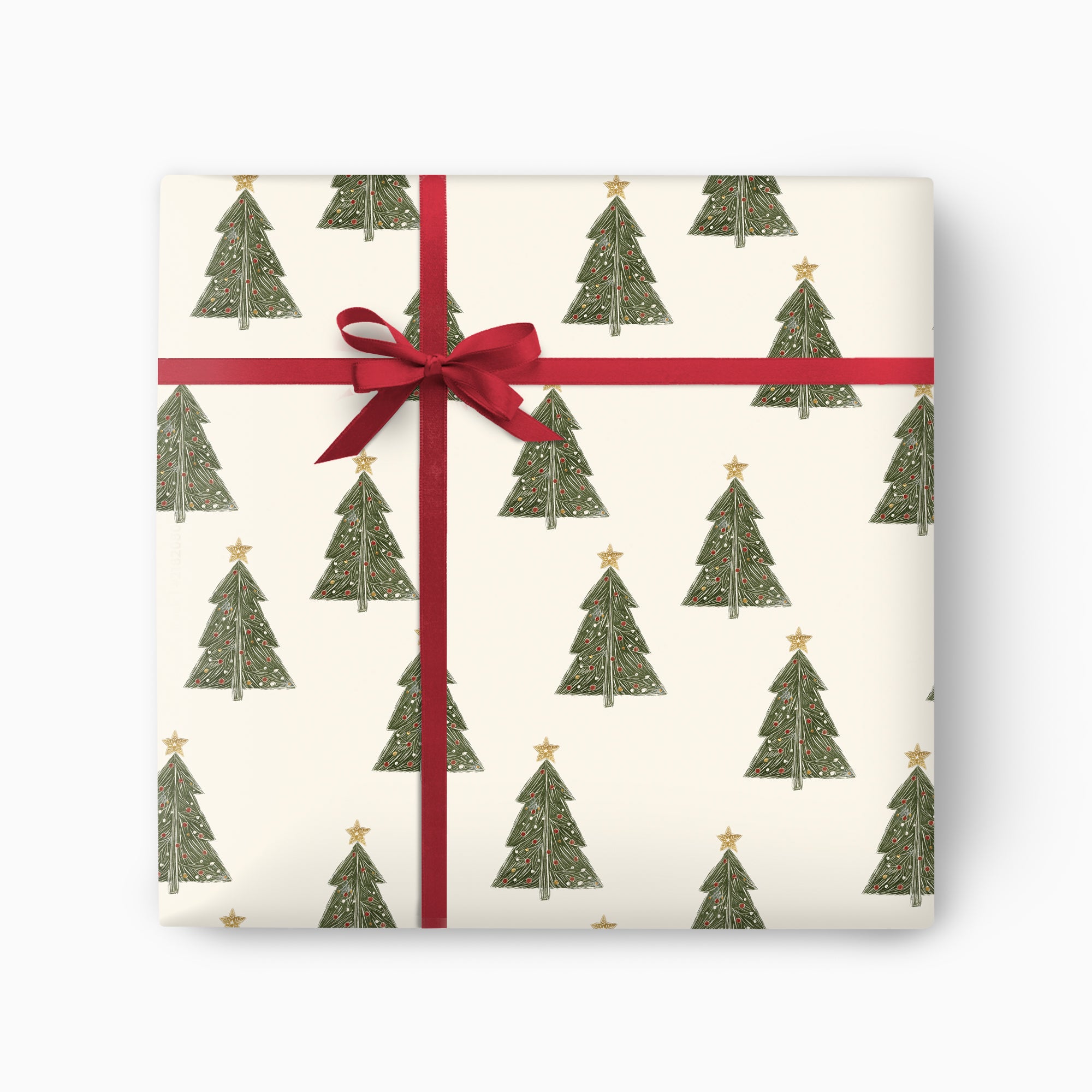 CWP056 - Lino Forest Christmas Wrapping Paper