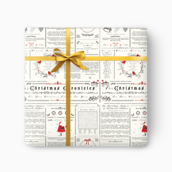 Chronicles Christmas Wrapping Paper - Whistlefish