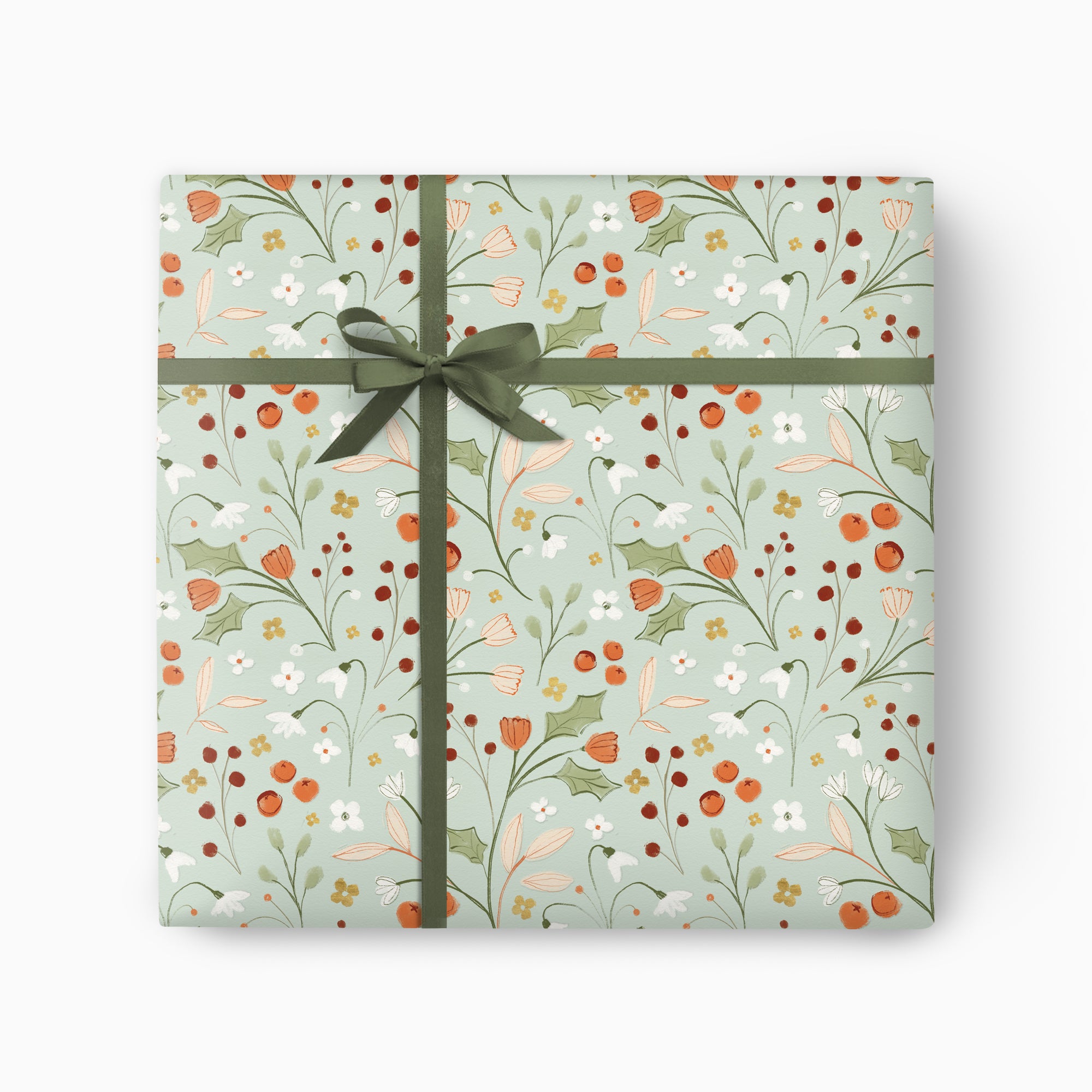 CWP060 - Winter Berries Christmas Wrapping Paper