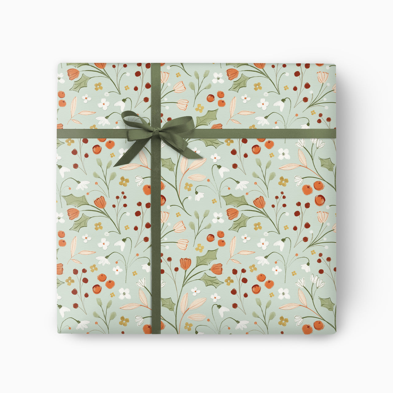 CWP060 - Winter Berries Christmas Wrapping Paper