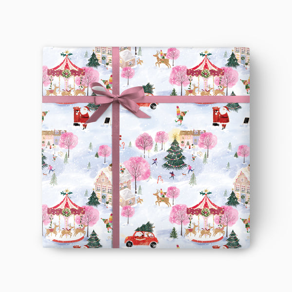 CWP061 - Sugar Plum Christmas Wrapping Paper