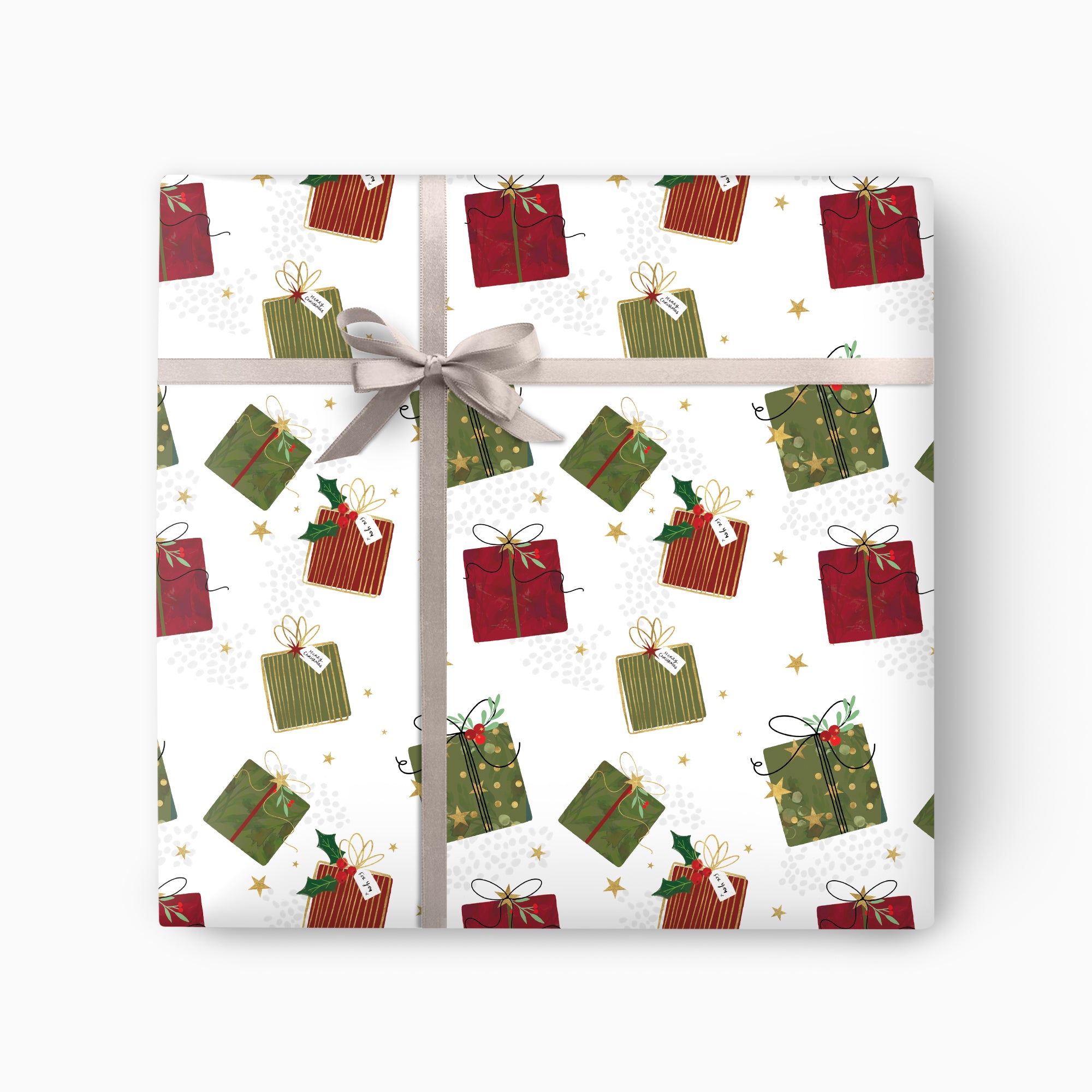 CWP064 - Festive Presents Christmas Wrapping Paper