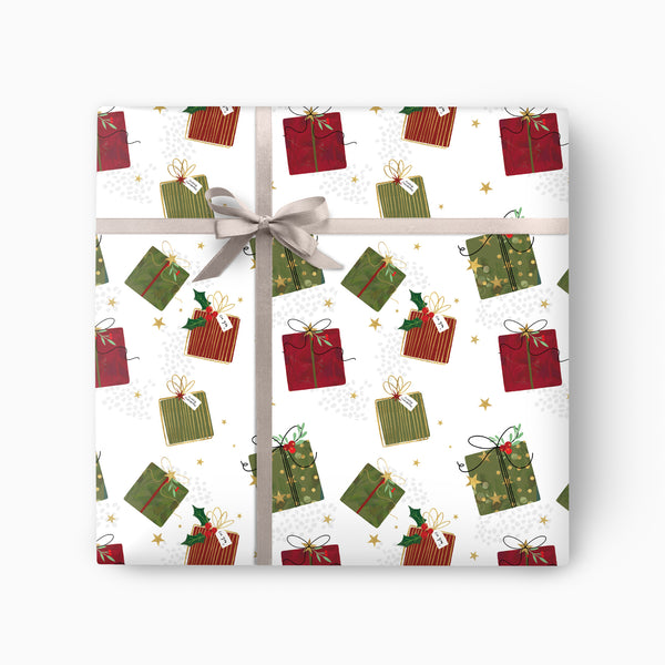 CWP064 - Festive Presents Christmas Wrapping Paper