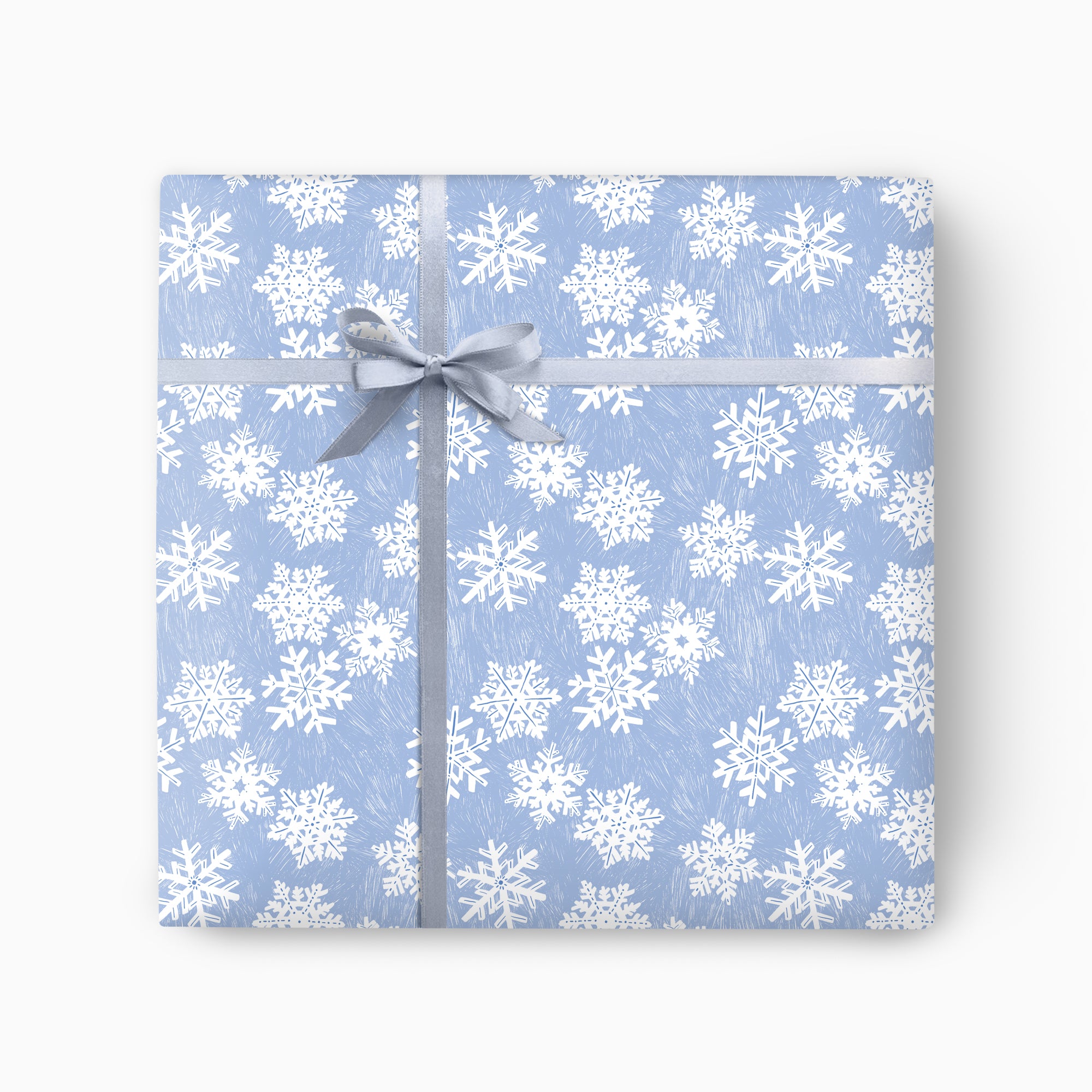 CWP065 - Blue Icicles Christmas Wrapping Paper