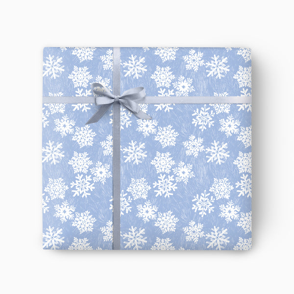 CWP065 - Blue Icicles Christmas Wrapping Paper