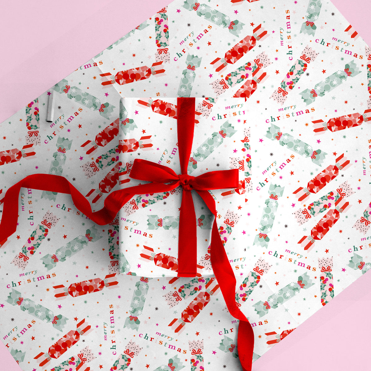Crackers Christmas Wrapping Paper - Whistlefish