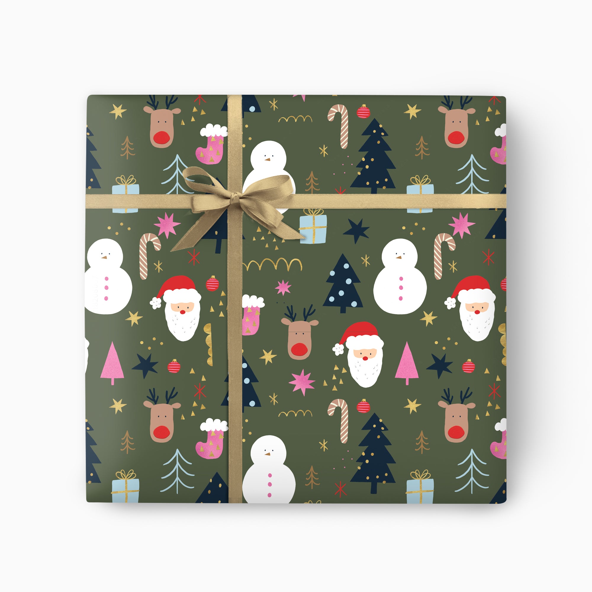 CWP071 - Cute Icons Christmas Wrapping Paper