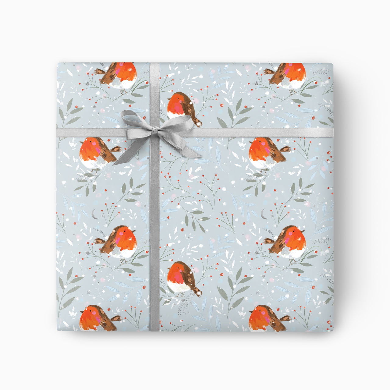 CWP080 - Reggie the Robin Christmas Wrapping Paper