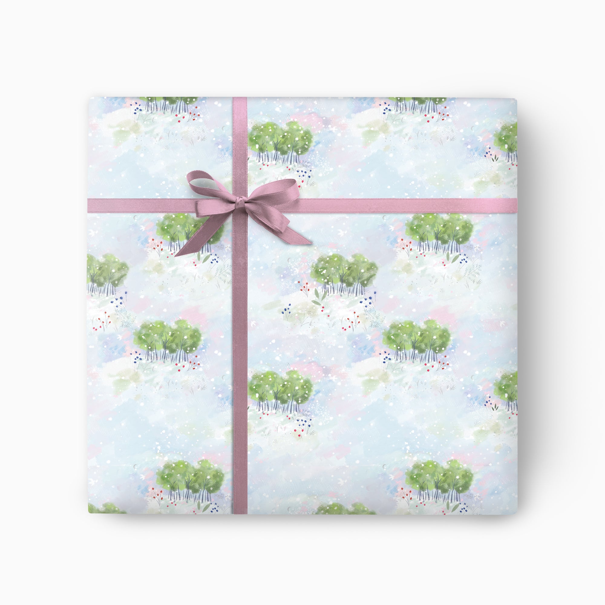 Trees Christmas Wrapping Paper - Whistlefish