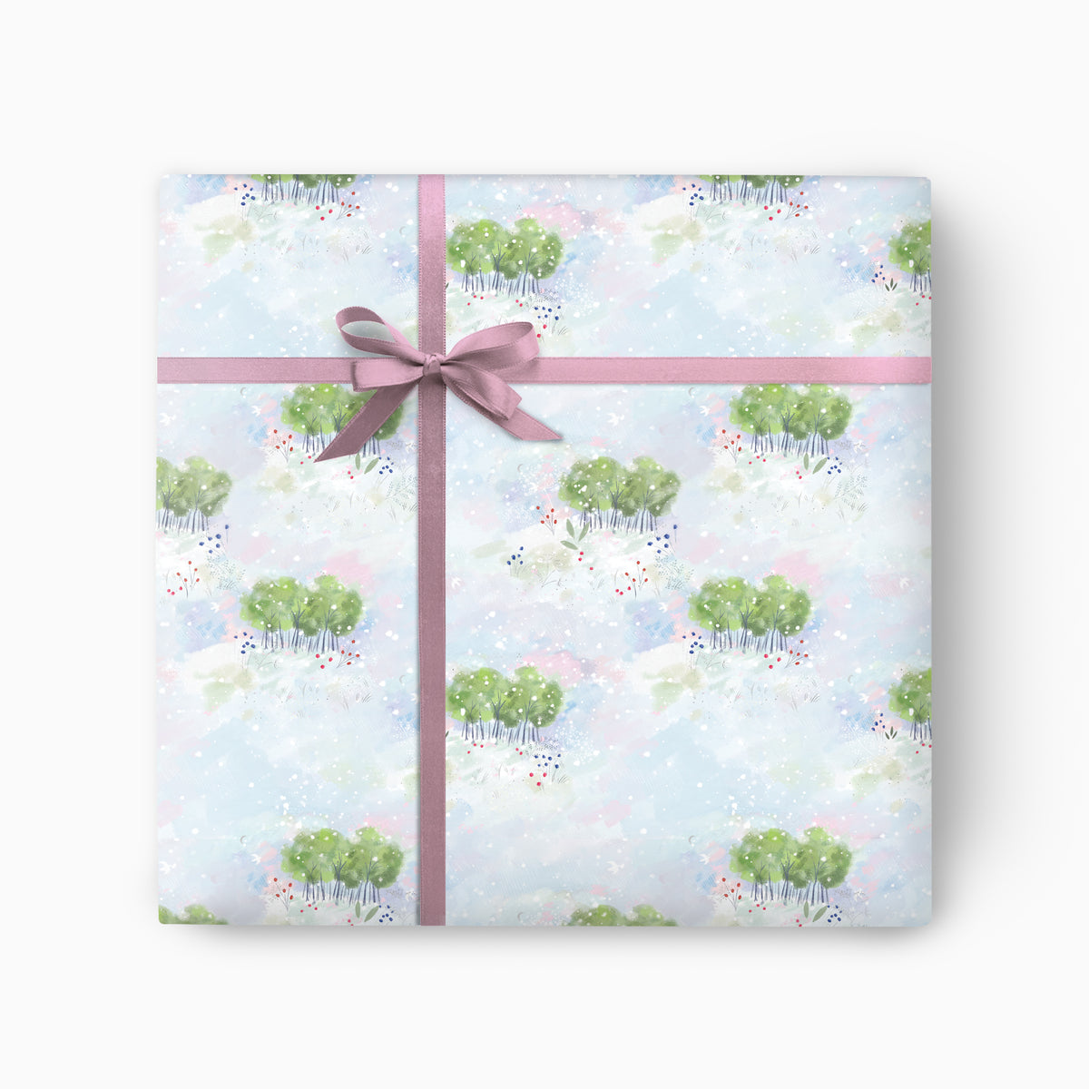 Trees Christmas Wrapping Paper - Whistlefish