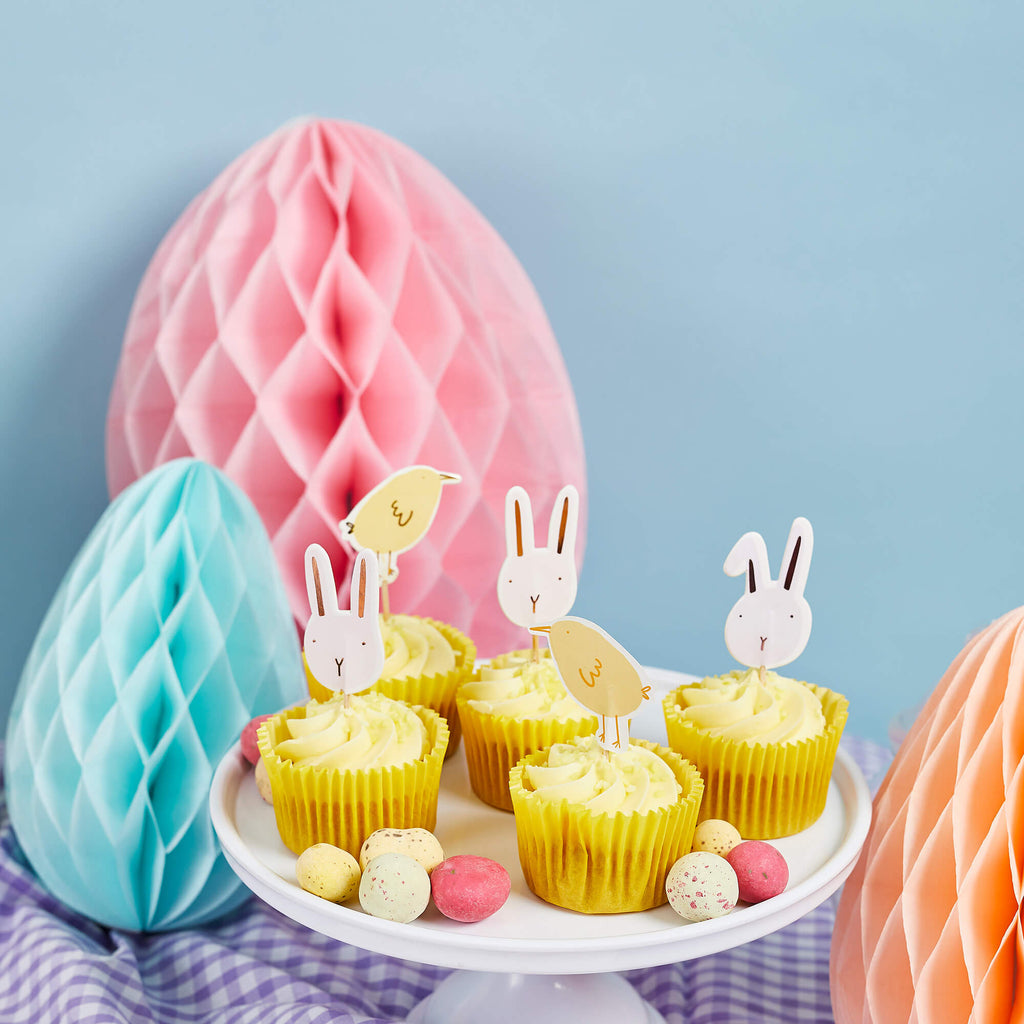 Cake Toppers - HBHE102 - Easter Cake Toppers - Easter Cake Picks - Party Supplies - Whistlefish
