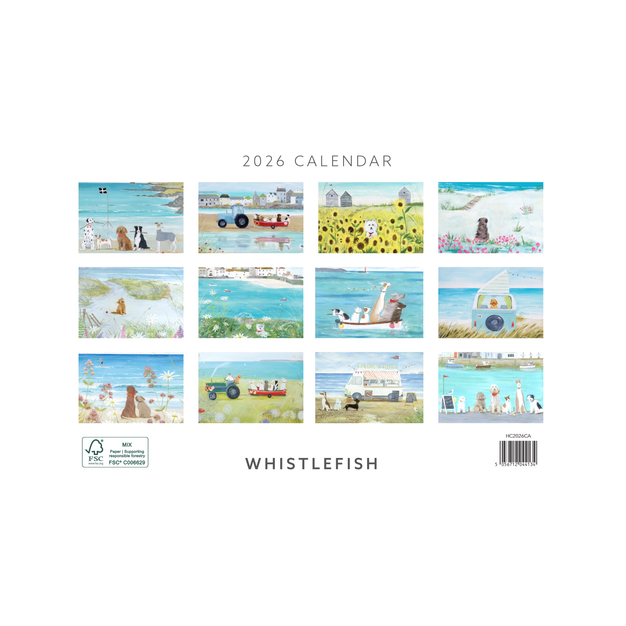 Calendar-HC2026CA - Hannah Cole 2026 Calendar-Whistlefish