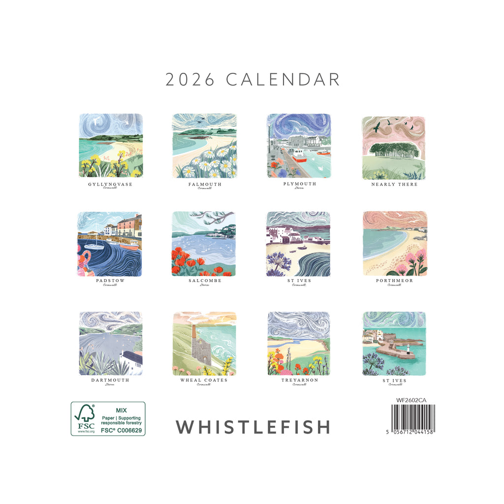Calendar-WF2602CA - Lino 2026 Calendar-Whistlefish
