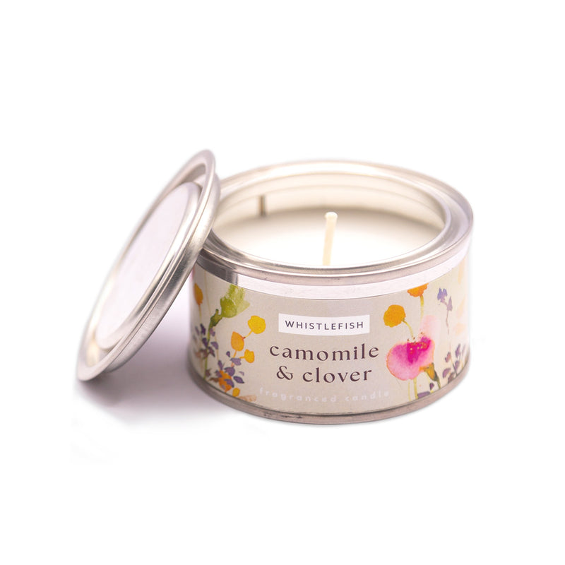 Candle - AF24PC - Camomile & Clover Paint Pot Candle - Camomile & Clover Paint Pot Candle - Whistlefish