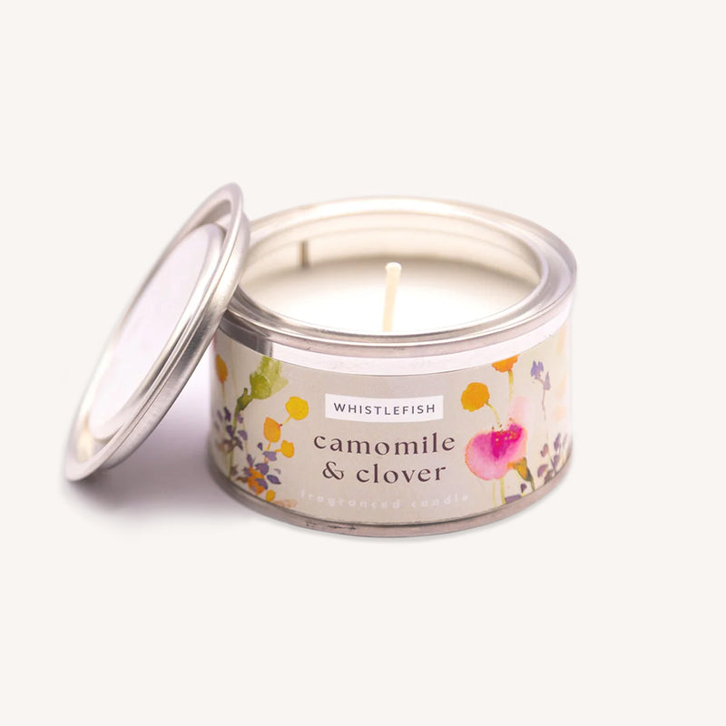 Candle - AF24PC - Camomile & Clover Paint Pot Candle - Camomile & Clover Paint Pot Candle - Whistlefish