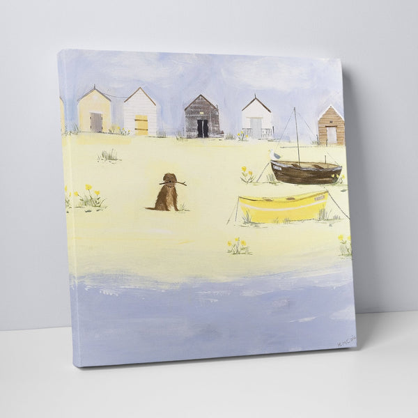 Canvas-HCC02 - Yellow Boat Canvas-Whistlefish