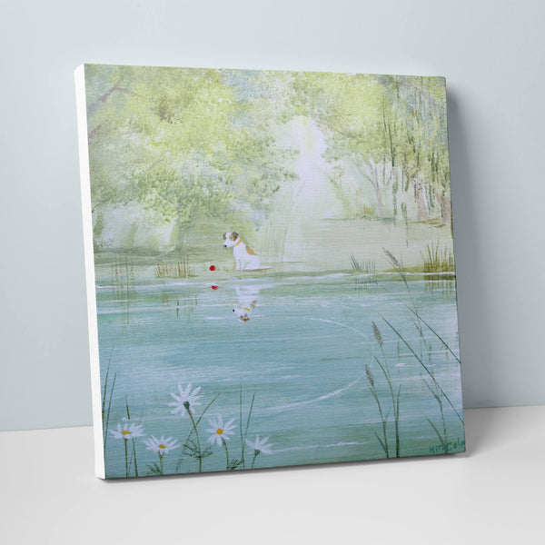 Canvas-HCC103 - Pond Reflection Small Canvas-Whistlefish