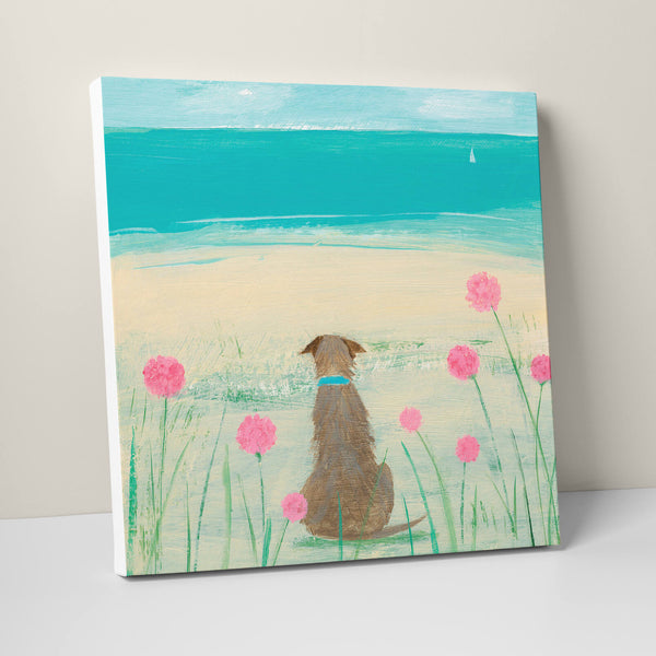 Canvas-HCC60 - Amongst the Sea Pinks Small Canvas-Whistlefish
