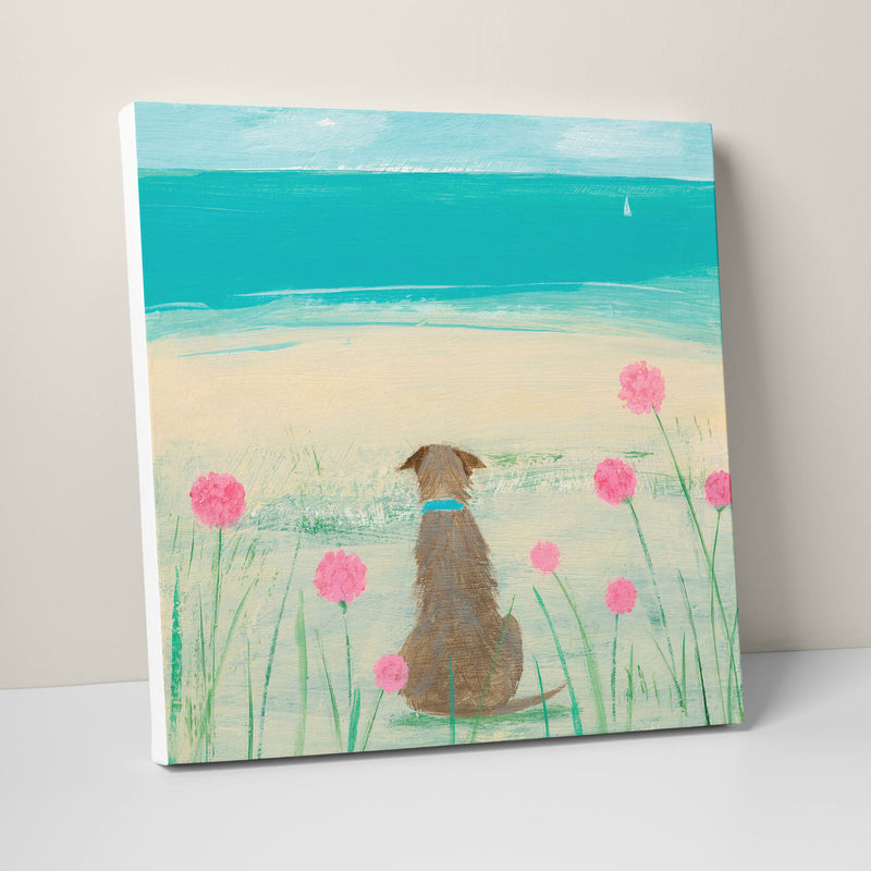 Canvas - HCC60 - Amongst the Sea Pinks Small Canvas - Amongst the Sea Pinks Small Canvas by Hannah Cole - Whistlefish