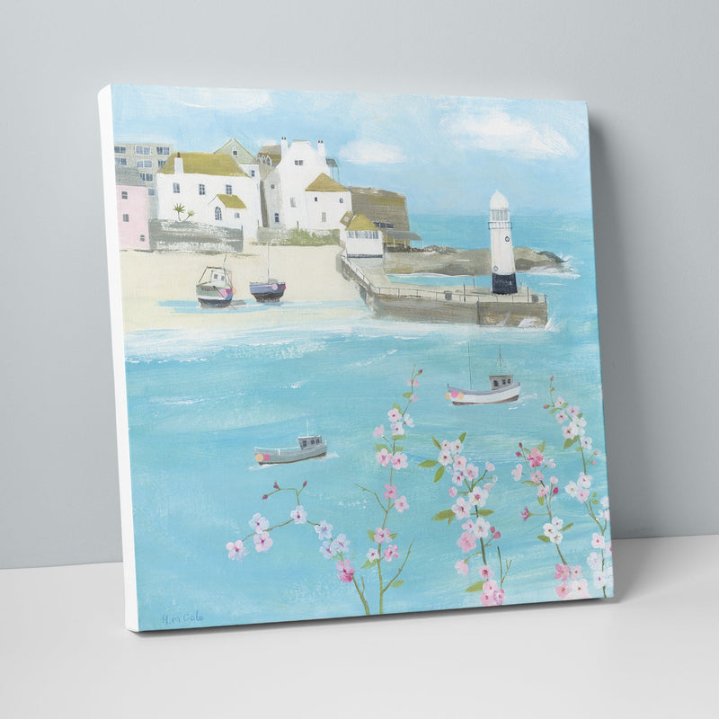 Canvas-HCC87 - Flowers Above St Ives Extra Large Canvas-Whistlefish