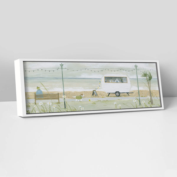 Canvas - HCC99F - Takeaway Coffee Framed Canvas - Takeaway Coffee Framed Canvas by Hannah Cole - Whistlefish