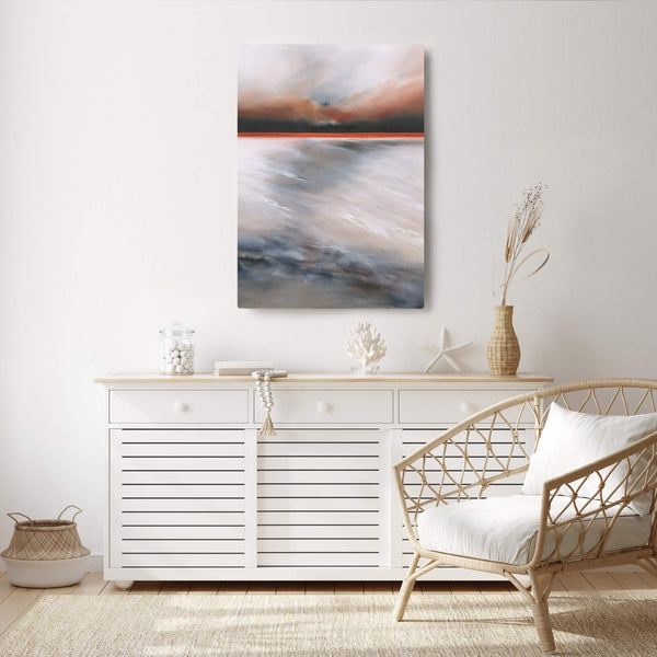Canvas-ICC102 - Seascape Abstract Dust Storm-Whistlefish