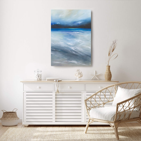 Canvas-ICC103 - Seascape Abstract Night Fall-Whistlefish