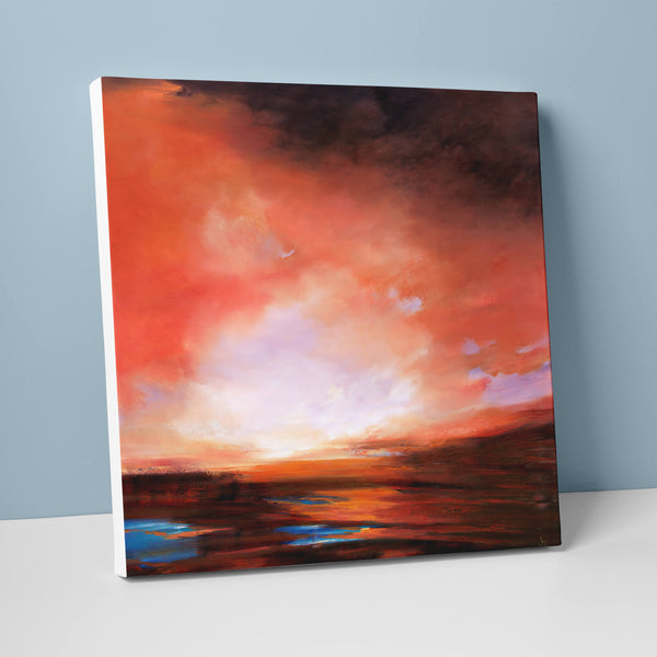 Canvas-ICC20 - Burnt Orange Sunset Canvas-Whistlefish