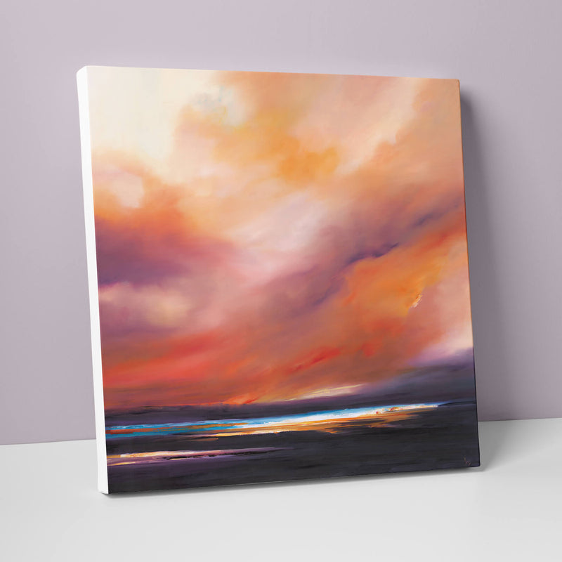 Canvas - ICC26 - Sunset Fire Canvas - Sunset Fire Canvas by Iris Clelford - Whistlefish 