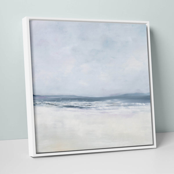 Canvas-ICC56F - Shoreline Haze I Large Framed Canvas-Whistlefish