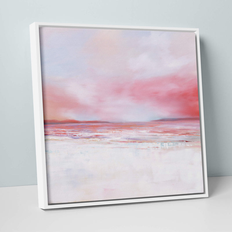 Canvas-ICC58F - Shoreline Haze III Large Framed Canvas-Whistlefish