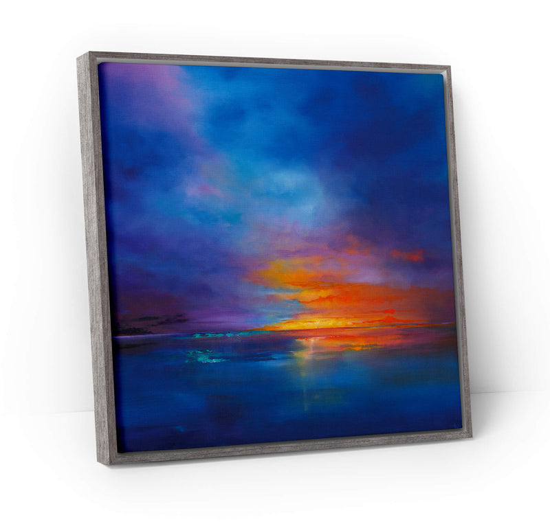 Canvas-ICC59F - Morning Sky Large Framed Canvas-Whistlefish