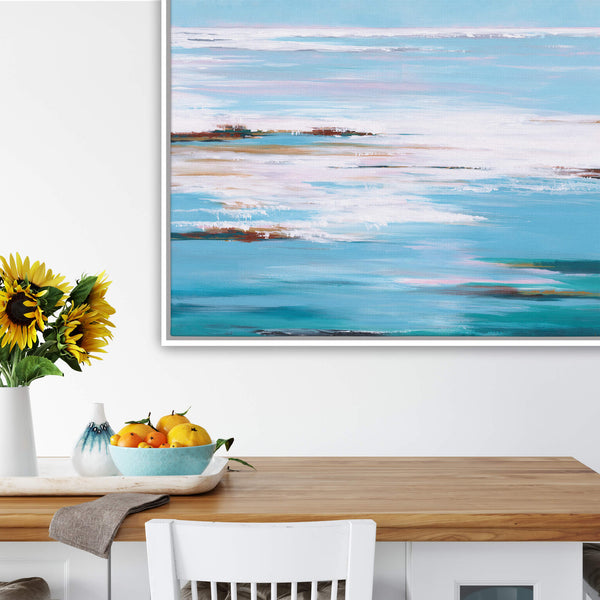 Canvas-ICC63F - Tranquil Waters Large Framed Canvas-Whistlefish