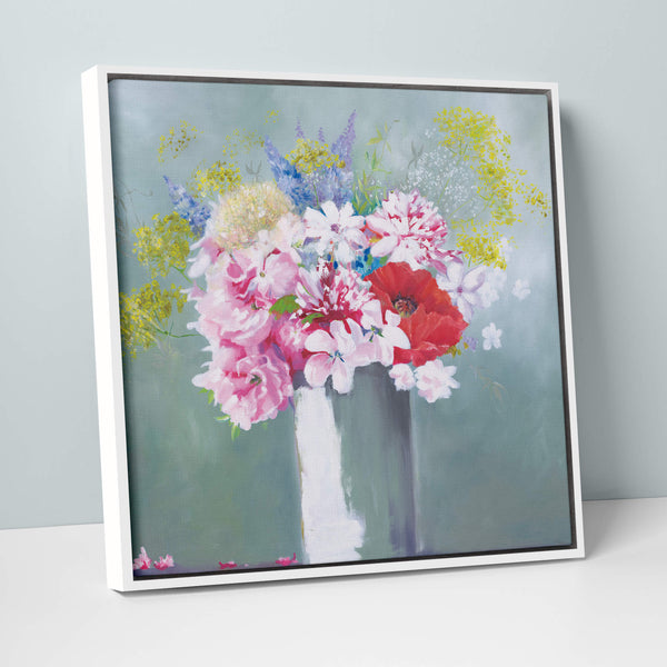Canvas-ICC65F - The Red Poppy Large Framed Canvas-Whistlefish