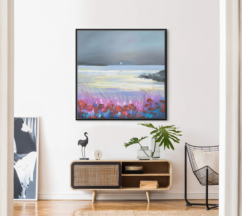 Canvas-ICC81F - I See The Moon Framed Canvas-Whistlefish