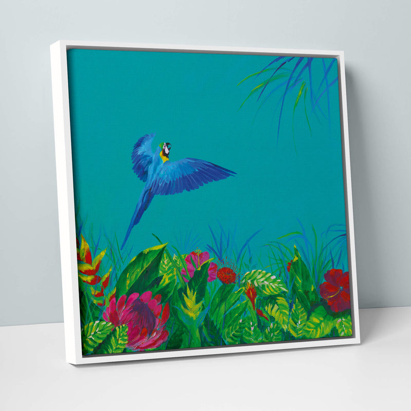 Canvas-ICC85F - Tropical Heat Framed Canvas-Whistlefish