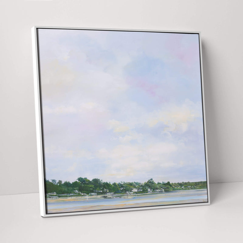 Canvas - ICC87F - Big Sky over Little Rock Framed Canvas - Big Sky over Little Rock Framed Canvas by Iris Clelford - Whistlefish