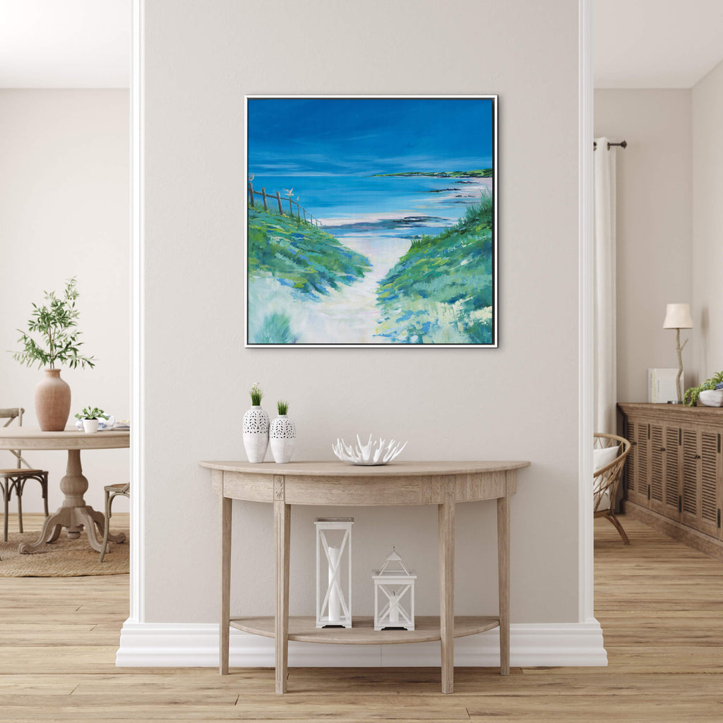 Canvas-ICC97F - Porthcurinck Beach-Whistlefish