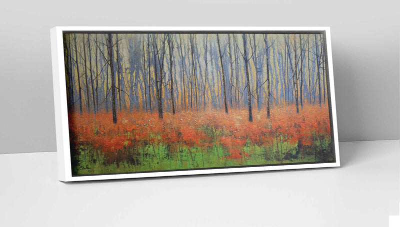 Framed Canvas - JSC22F - Sunlight Forest Large Framed Canvas - Sunlight Forest Large Framed Canvas - Whistlefish