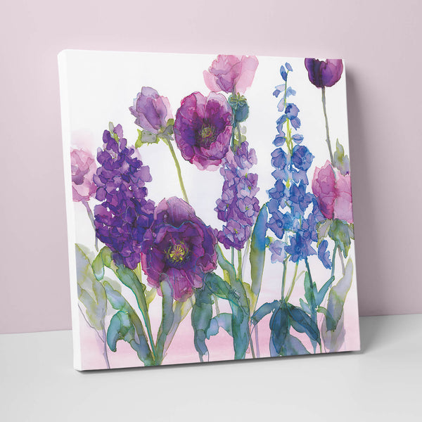 Canvas-JTC08 - Stocks, Delphiniums & Poppies Canvas-Whistlefish