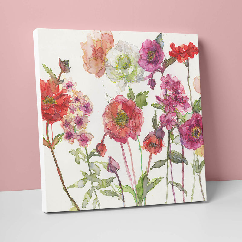 Canvas-JTC15 - Mixed Flowers Canvas-Whistlefish