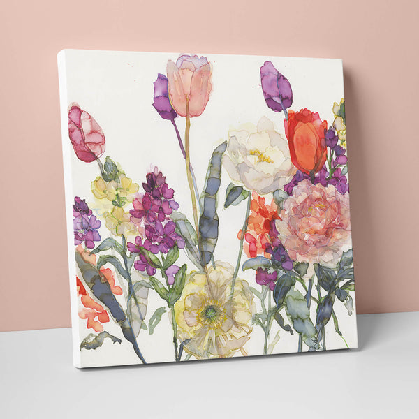 Canvas-JTC16 - Tulips and Wallflowers Canvas-Whistlefish