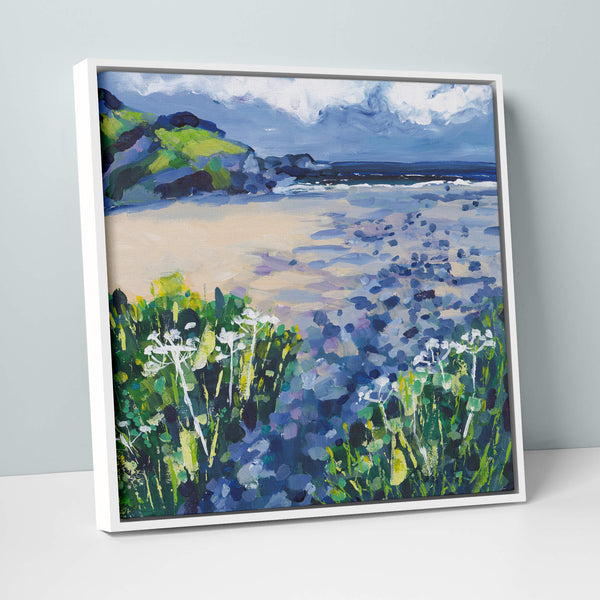 Canvas-LMIC02F - Down to the Sea Framed Canvas-Whistlefish