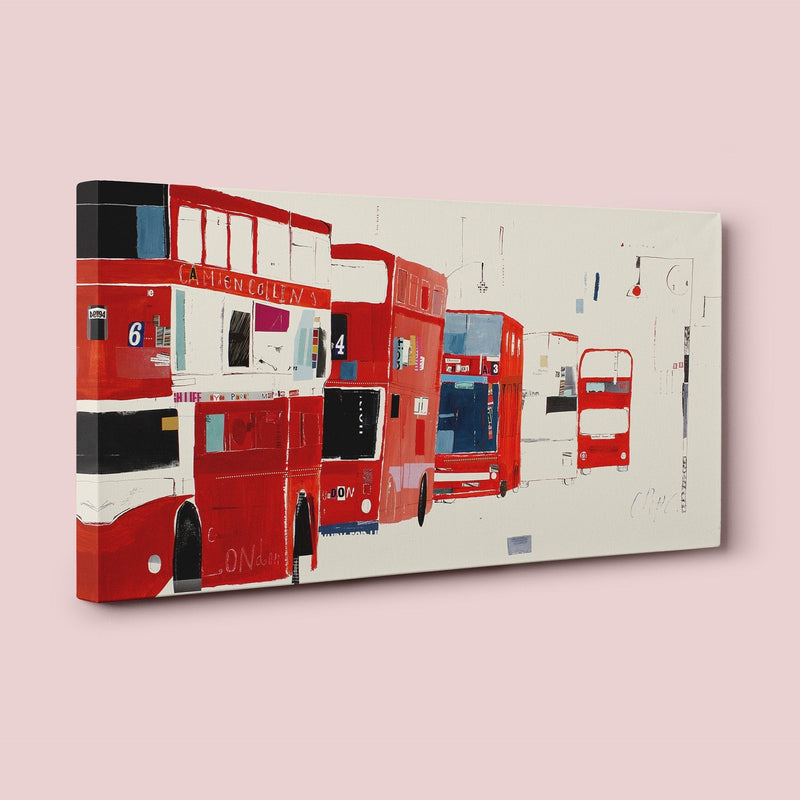 Canvas-LPC07 - London Bus Canvas-Whistlefish