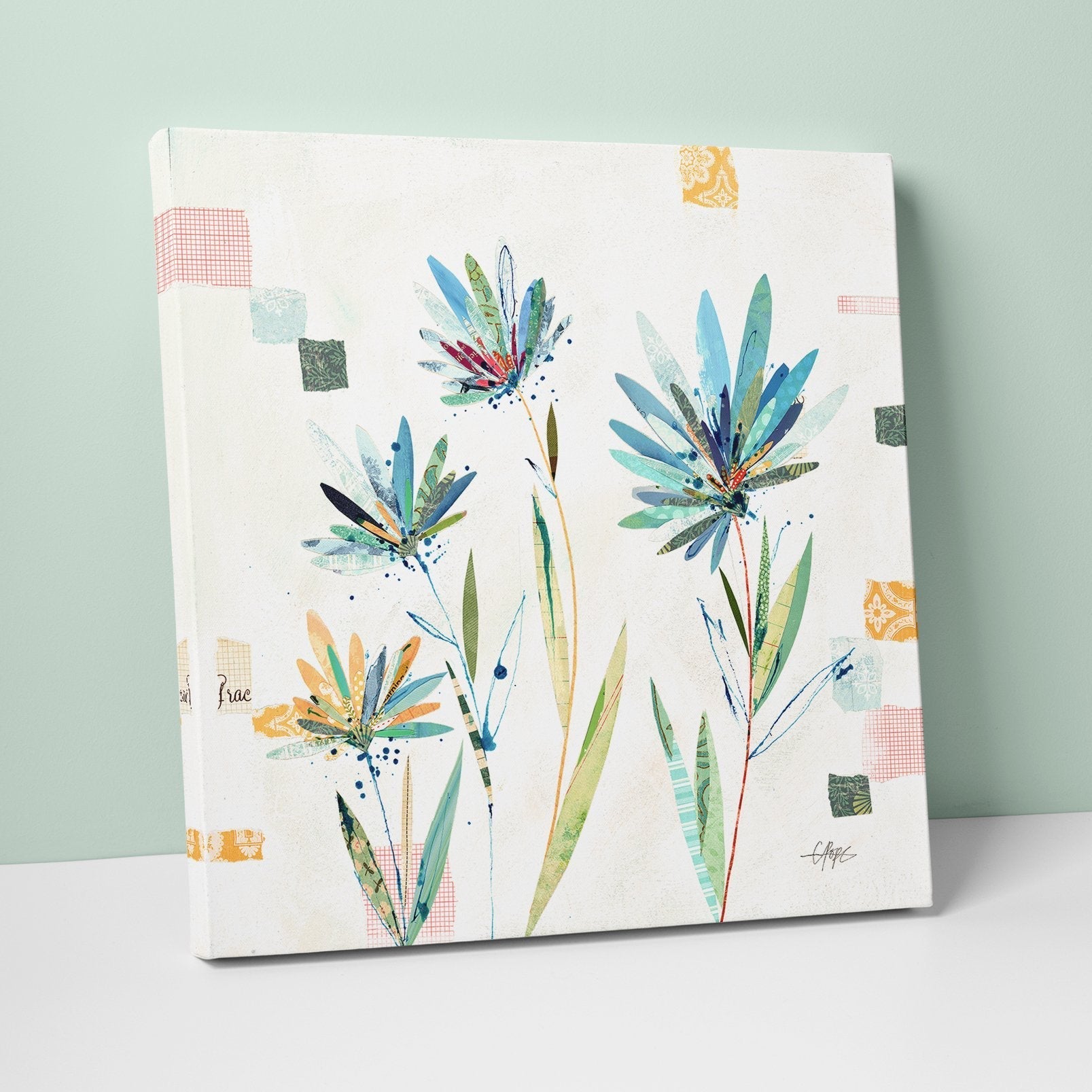 Canvas-LPC17 - Cornflowers Canvas-Whistlefish