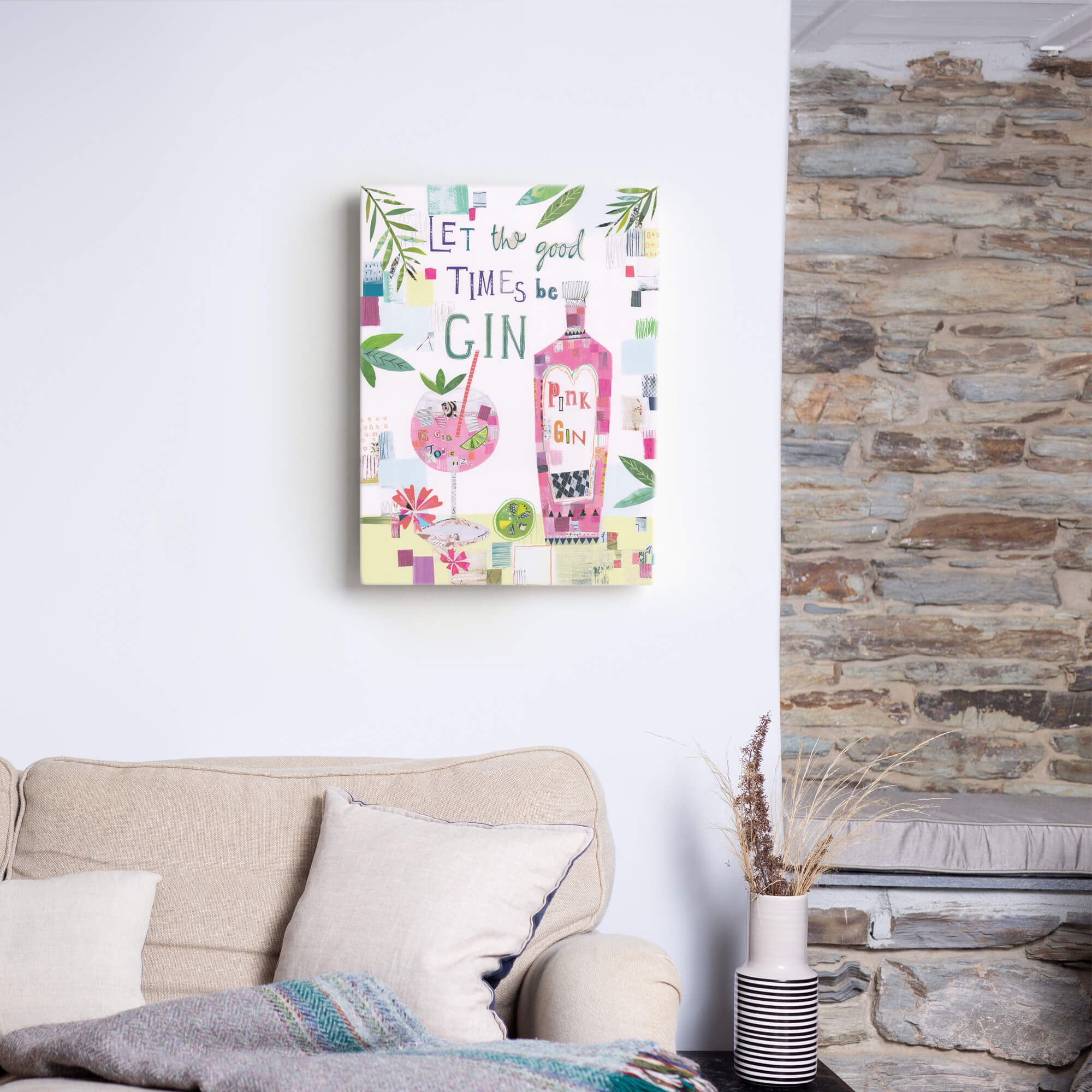 Canvas-LPC44 - Let the Good Times Be Gin Canvas-Whistlefish
