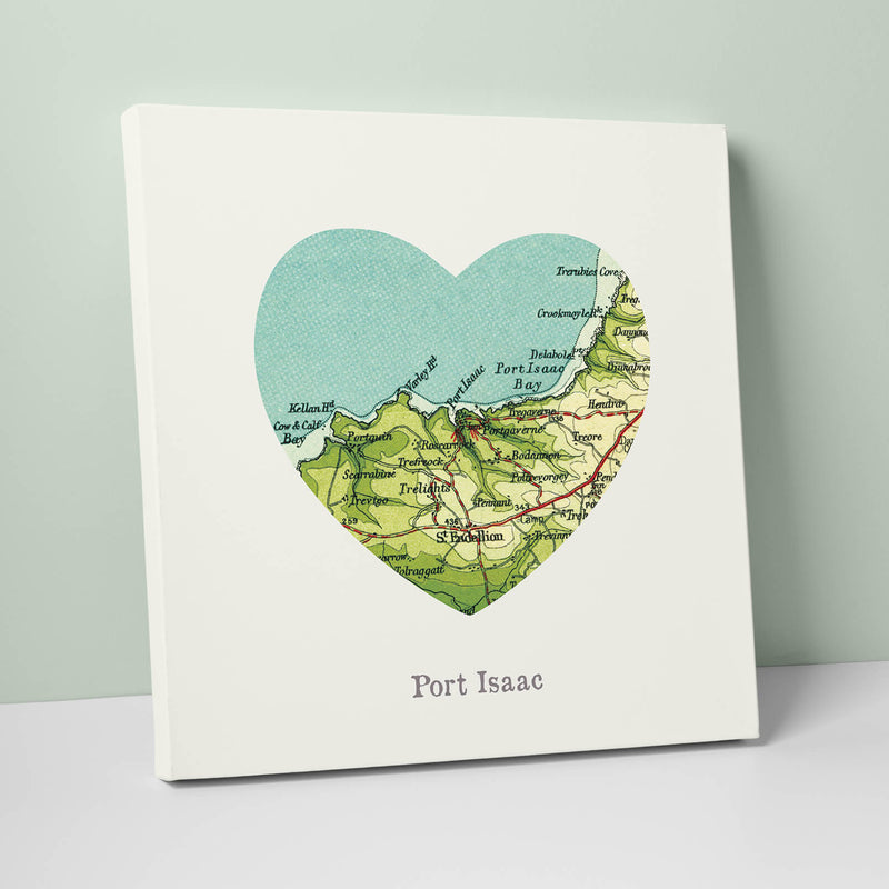 Canvas - RSC02 - I Love Port Isaac Canvas - I Love Port Isaac Canvas by Rick Smith - Whistlefish